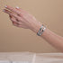 Schwarzes Perlmutt | 925er Sterlingsilber | Herz-Wrap